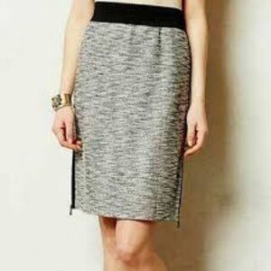 Anthropologie Leifsdottir Cloud‎ Deck Pencil Zipper Skirt Size XS